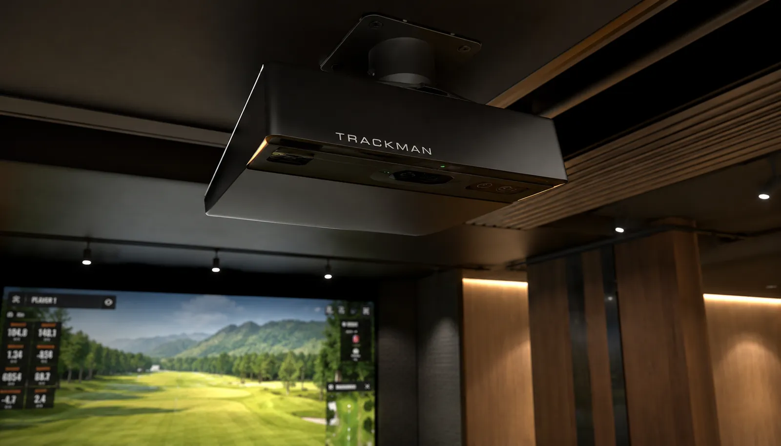TrackMan 彈道追蹤系統即時顯示擊球數據